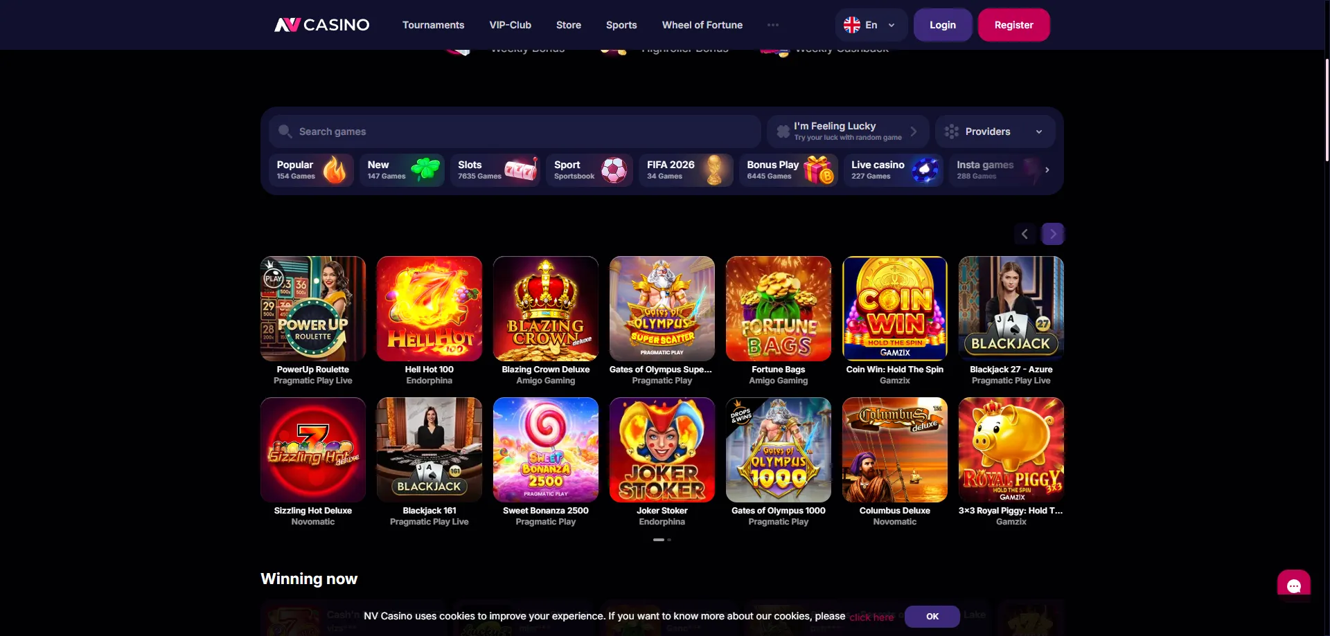 NV Casino spilleautomater – over 4.000 spil fra top spiludbydere