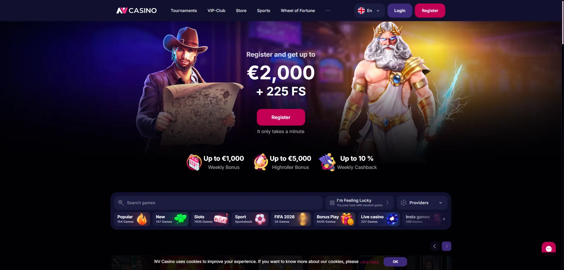 NV Casino oversigt – velkomstbonus, spil og hurtige udbetalinger i Danmark